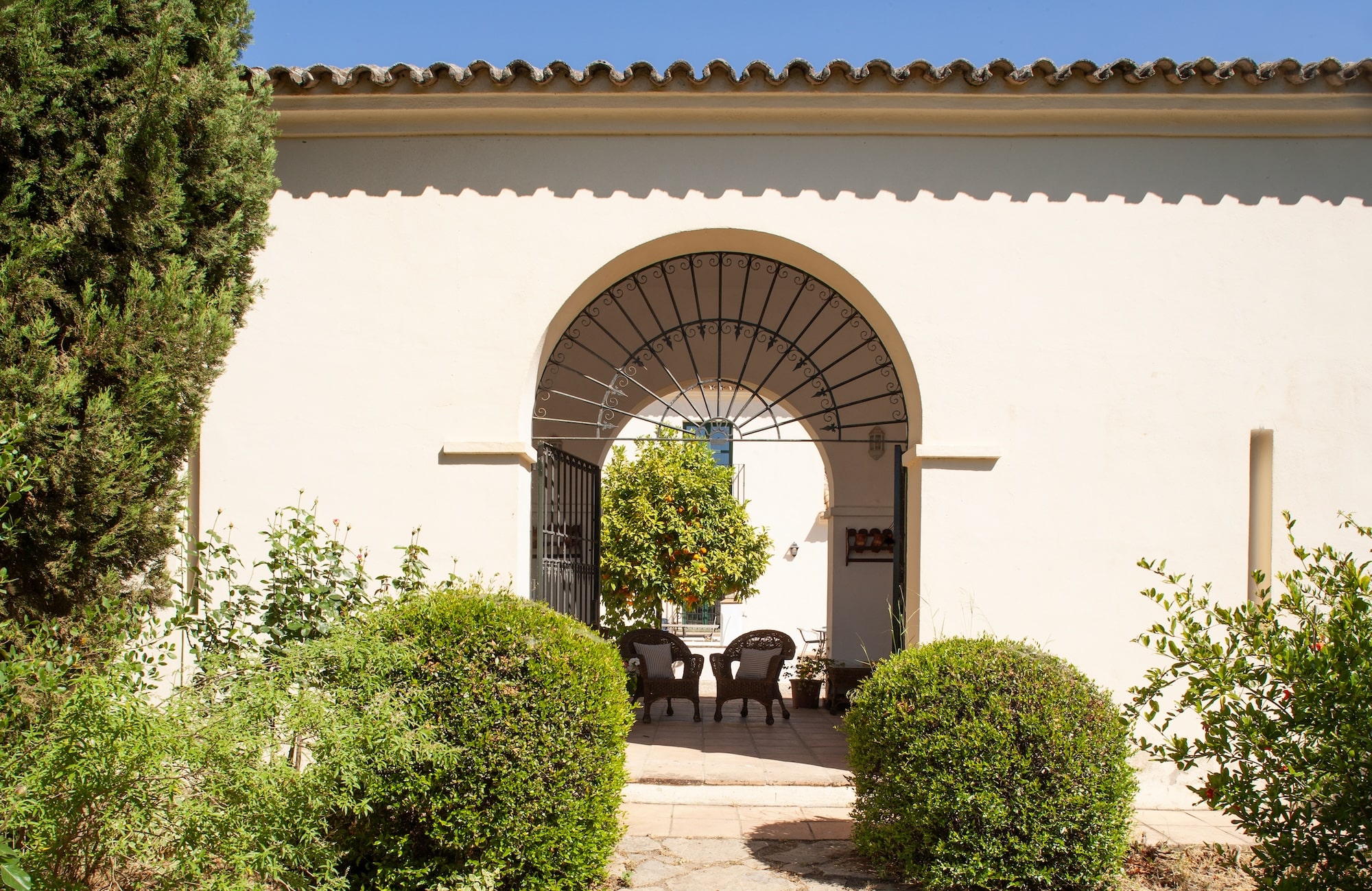 entrance holiday villa ronda