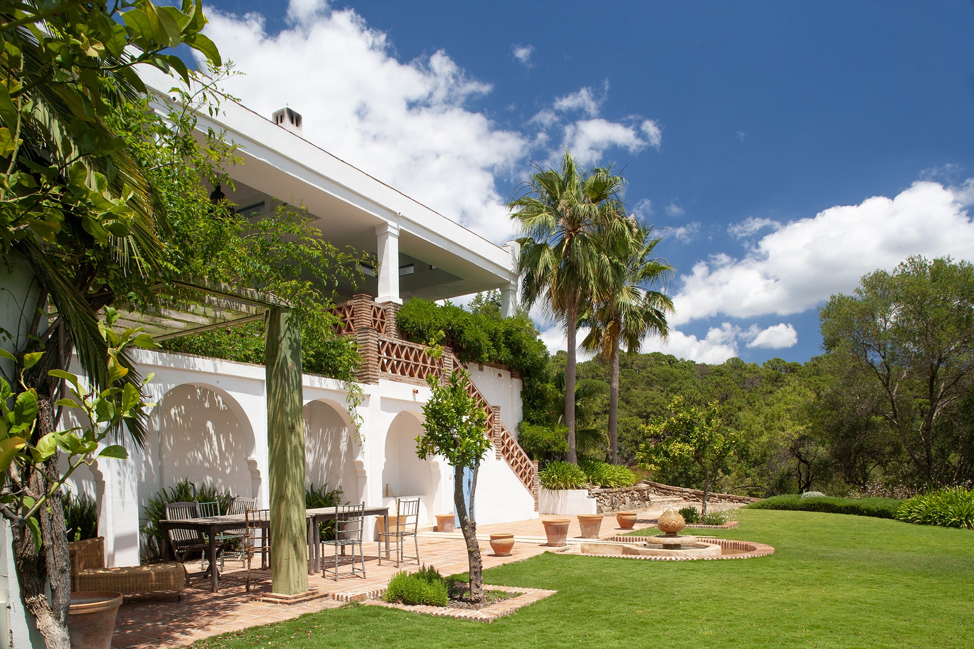 steps in garden andalucia